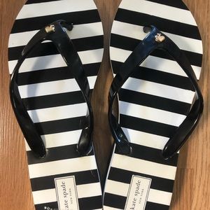 Kate Spade Flip Flops (small heel)